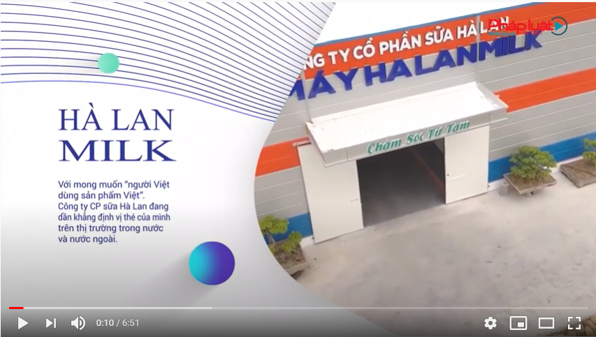 Công ty CP sữa Hà Lan Milk: Đôi mắt hướng Việt và con tim dành cho sữa